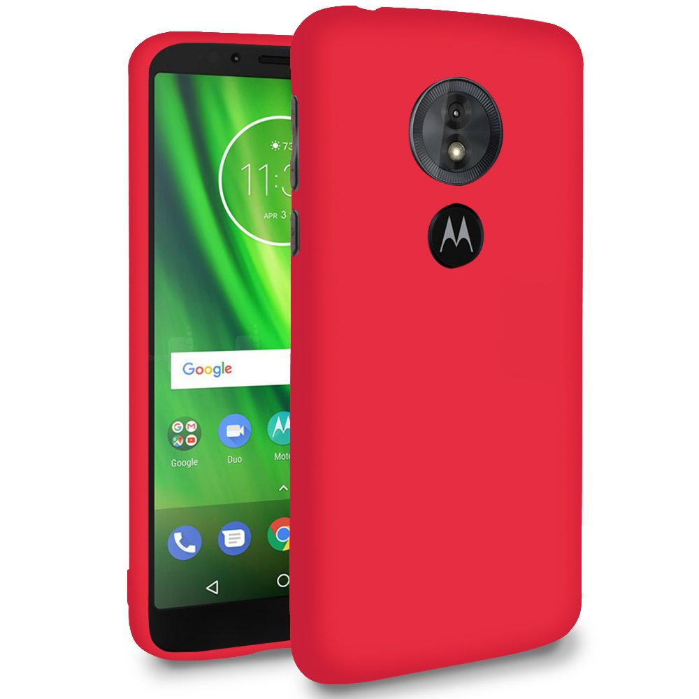 Cadorabo Funda para Motorola Moto E5 Play en Candy Azul Oscuro Cubierta Proteccíon de Silicona TPU Delgada e Flexible con Antichoque Gel Case Cover Carcasa Ligera